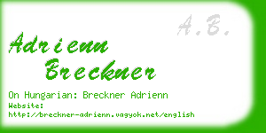 adrienn breckner business card